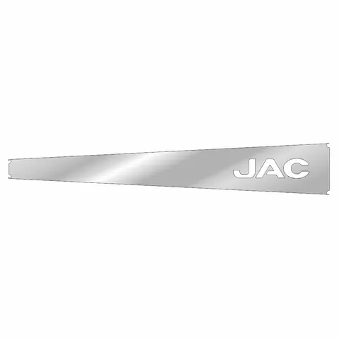 Накладки из нержавеющей стали на поводки дворников JAC K7 NKN-182