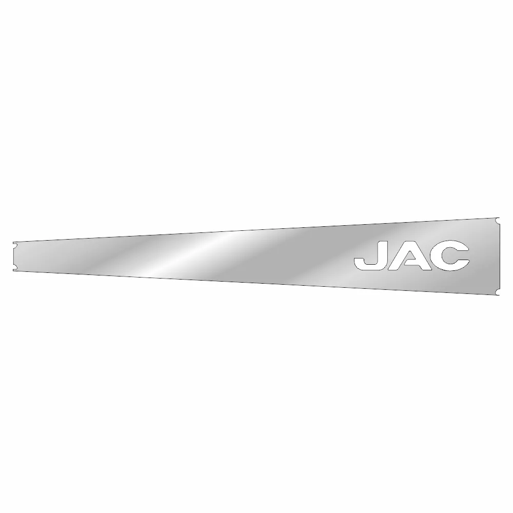 Накладки из нержавеющей стали на поводки дворников JAC K7 NKN-182 — фото 1