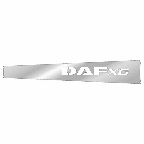 Накладки из нержавеющей стали на поводки дворников DAF XG NKN-183