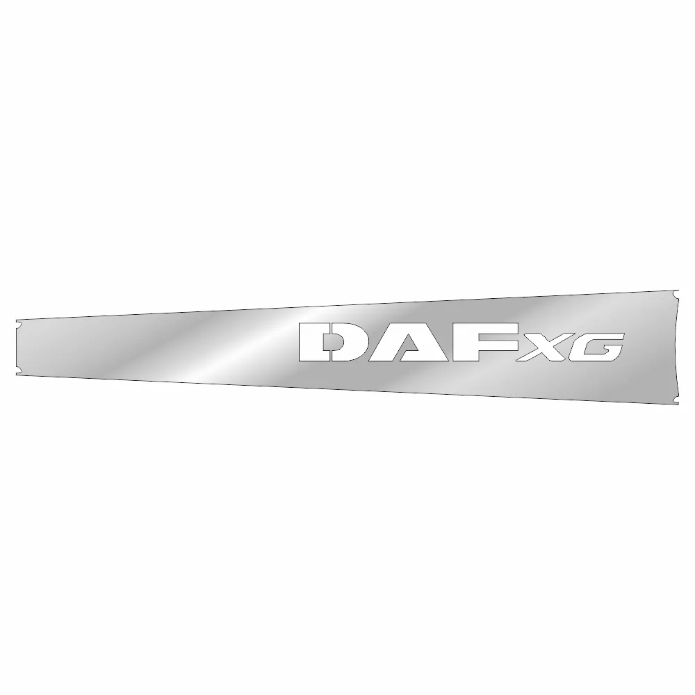 Накладки из нержавеющей стали на поводки дворников DAF XG NKN-183 — фото 1