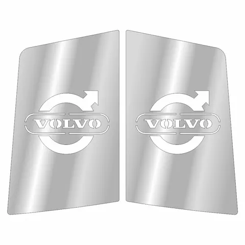 Накладки из нержавеющей стали на воздухоотводы VOLVO FH16 NKN-178