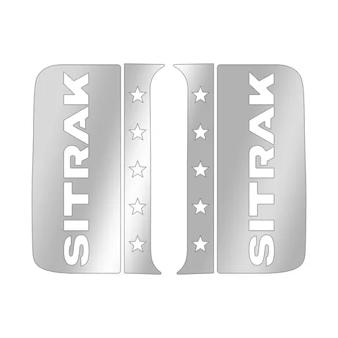 Накладки из нержавеющей стали на фальшокна №2 Sitrak C7H NKN-225