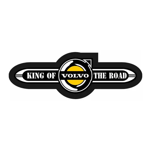 Замшевое панно в спальник VOLVO (белый пластик) 1000х350мм "KING" (24v)