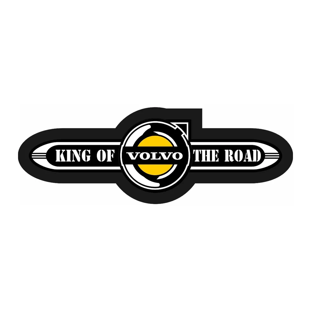 Замшевое панно в спальник VOLVO (белый пластик) 1000х350мм "KING" (24v) — фото 1