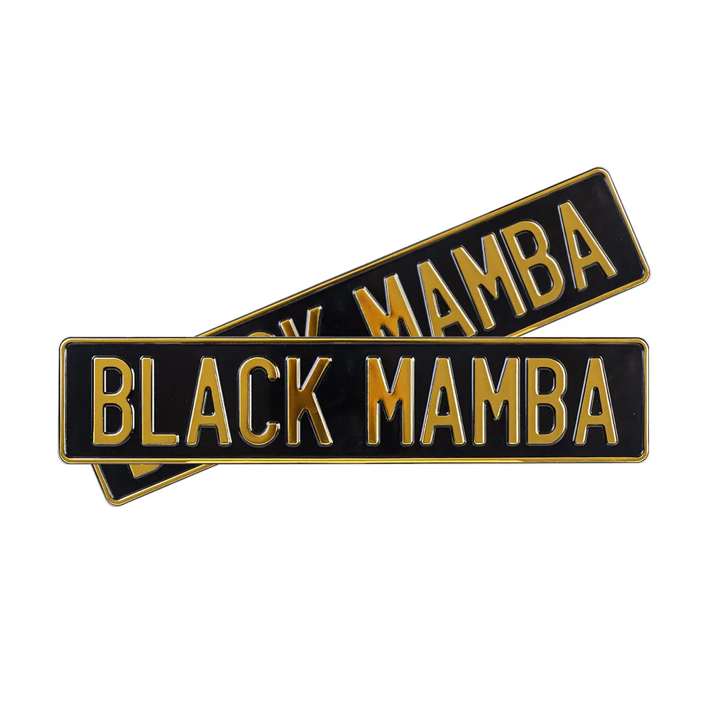 Автомобильный сувенирный номер BLACK MAMBA — фото 1