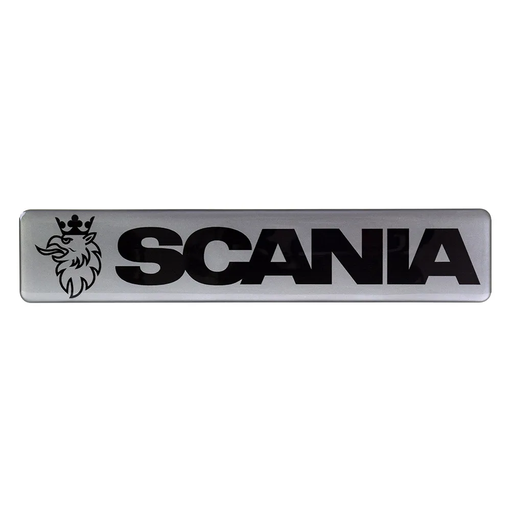 Объемная наклейка VT SCANIA (200х40мм, черная) — фото 1