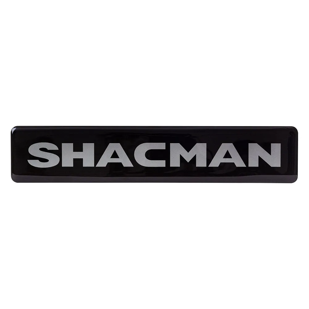 Объемная наклейка VT SHACMAN (200х40мм, черная) — фото 1