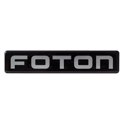 Объемная наклейка VT FOTON (200х40мм, черная)