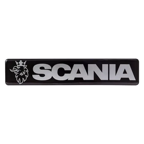 Объемная наклейка VT SCANIA (200х40мм, черная)