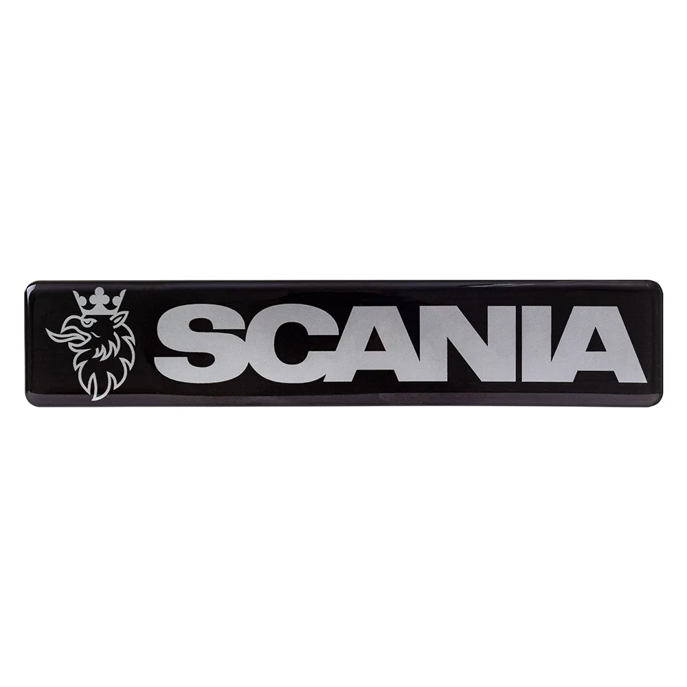 Объемная наклейка VT SCANIA (200х40мм, черная) — фото 1