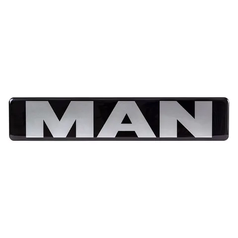 Объемная наклейка VT MAN (200х40мм, черная)