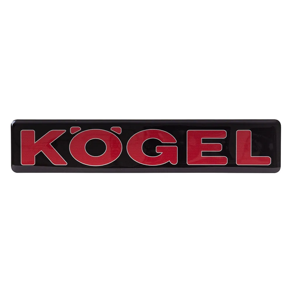 Объемная наклейка VT KOGEL (200х40мм, черно-красная) — фото 1
