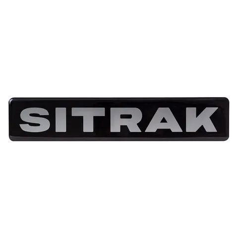 Объемная наклейка VT SITRAK (200х40мм, черная)