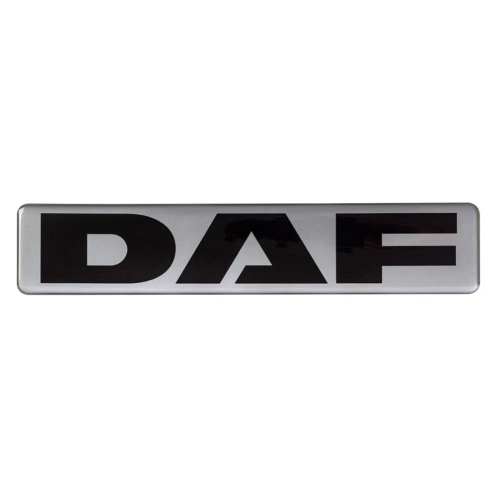Объемная наклейка VT DAF (200х40мм, серая) — фото 1