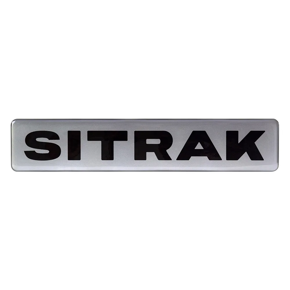 Объемная наклейка VT SITRAK (200х40мм, серая) — фото 1