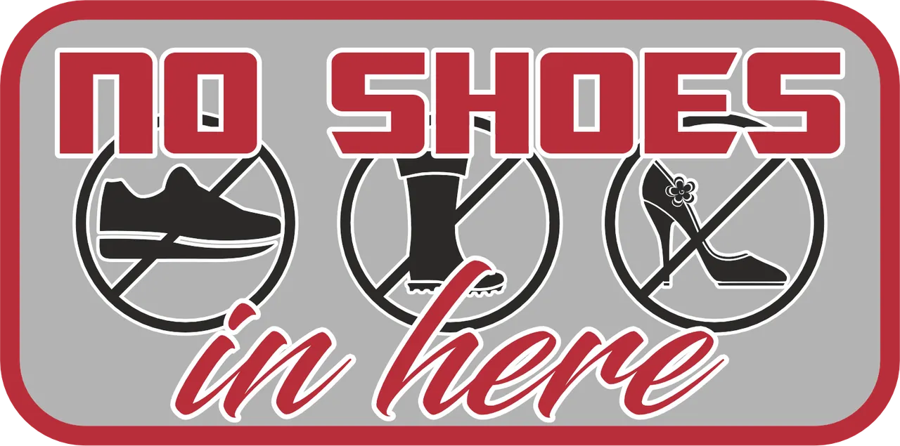 Наклейка VT NO SHOES 5 — фото 1