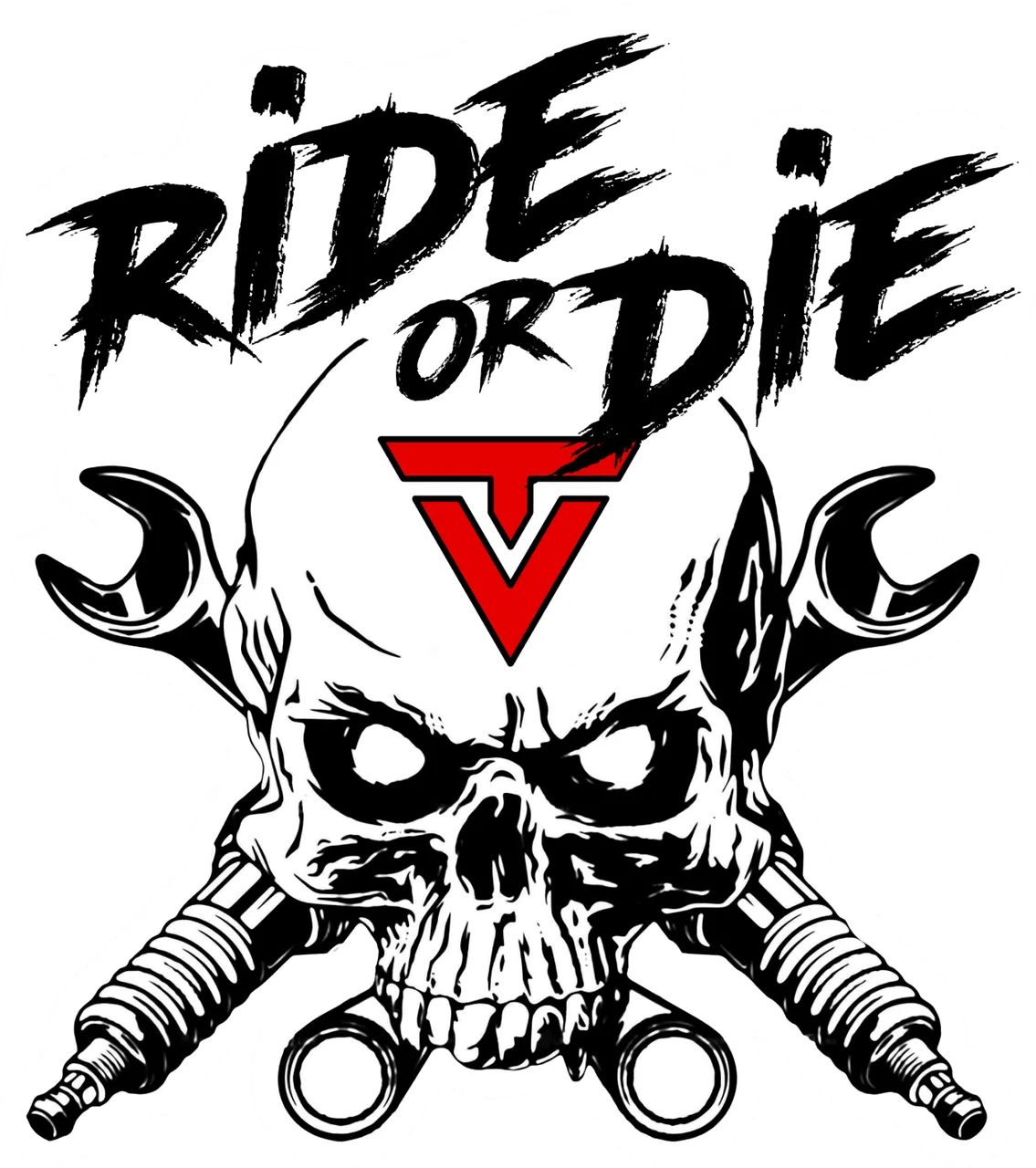 Наклейка VT RIDE OR DIE — фото 1