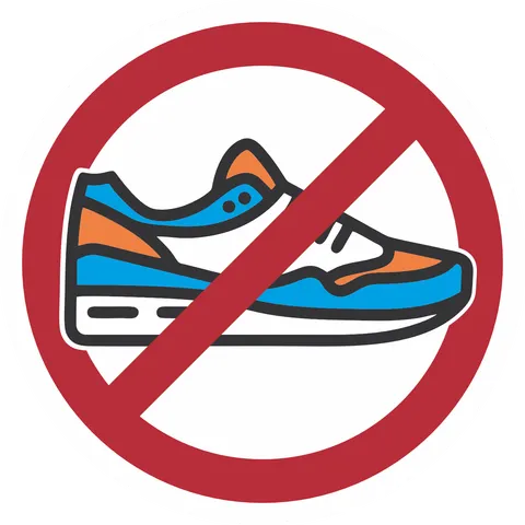 Наклейка VT NO SHOES 8
