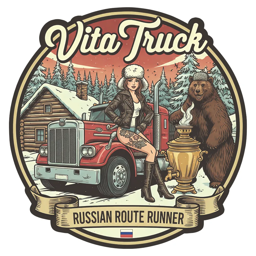 Наклейка VT RUSSIAN 5 — фото 1