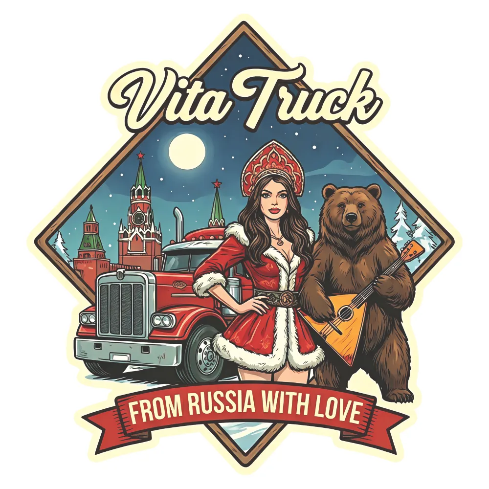 Наклейка VT RUSSIAN 2 — фото 1