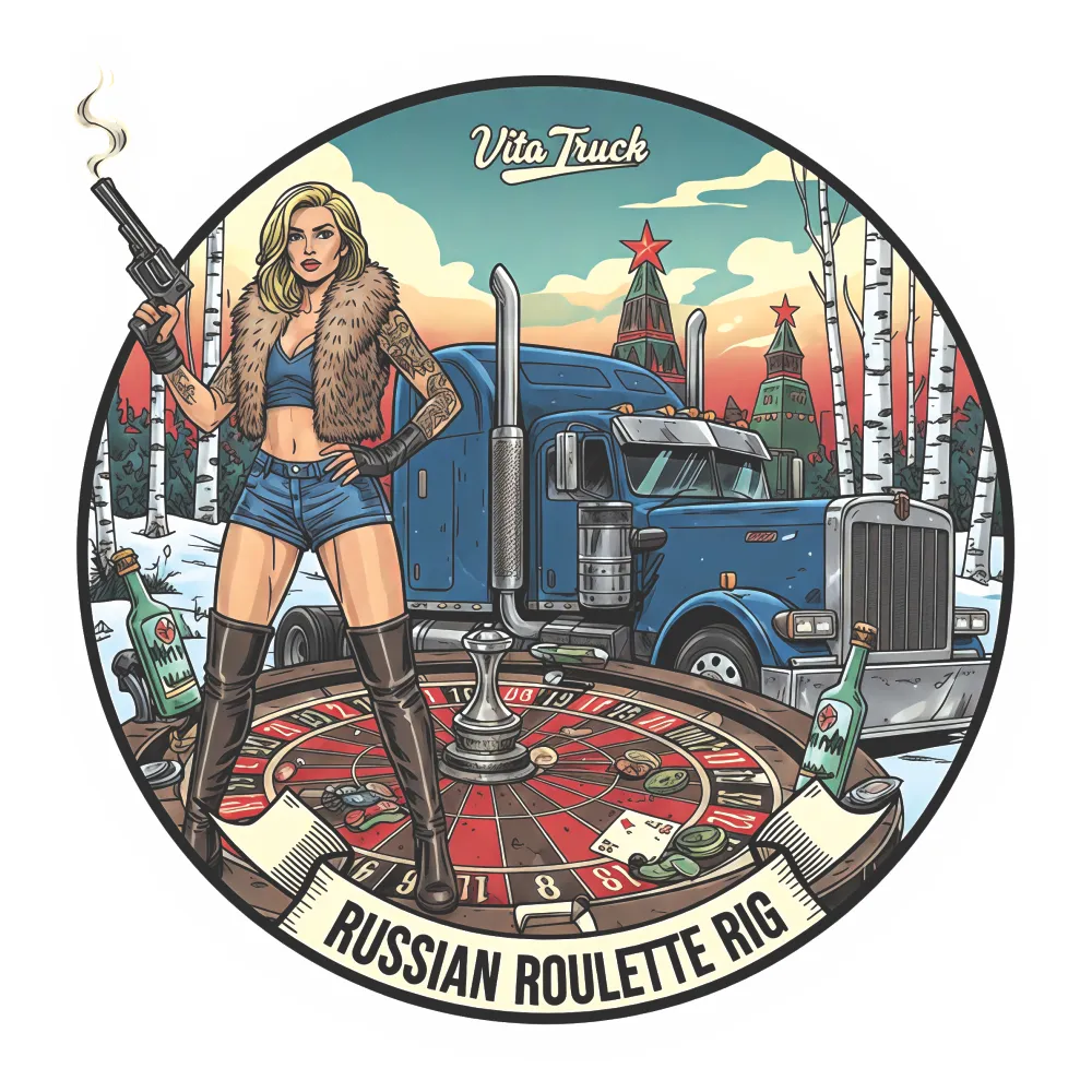 Наклейка VT RUSSIAN 9 — фото 1