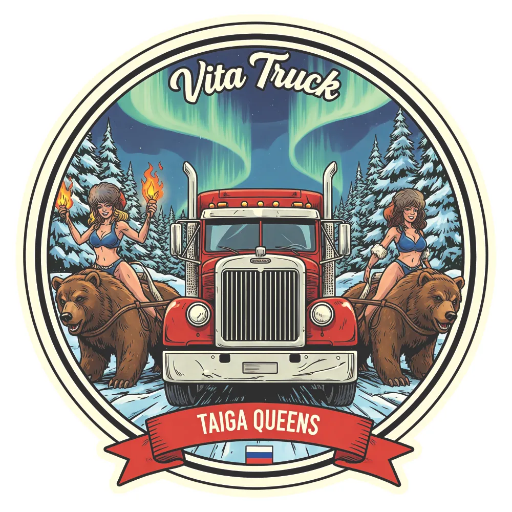 Наклейка VT RUSSIAN 3 — фото 1