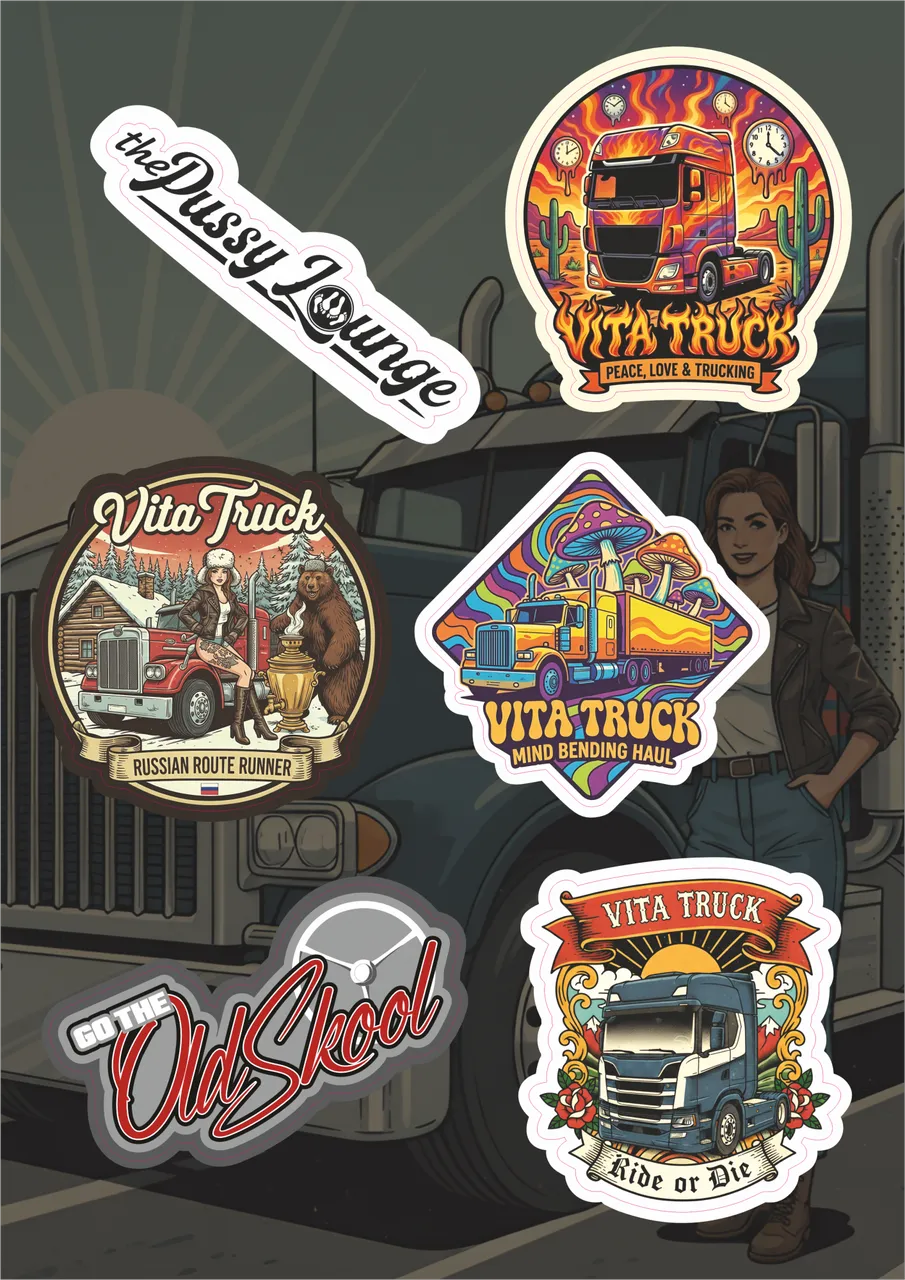 Набор наклеек VT STICKER PAСK-7 — фото 1