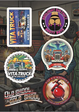 Набор наклеек VT STICKER PAСK-9