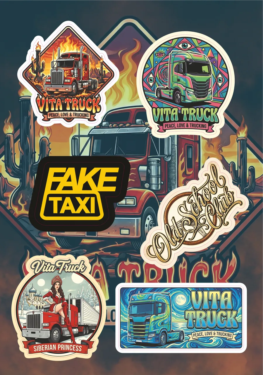 Набор наклеек VT STICKER PAСK-5 — фото 1