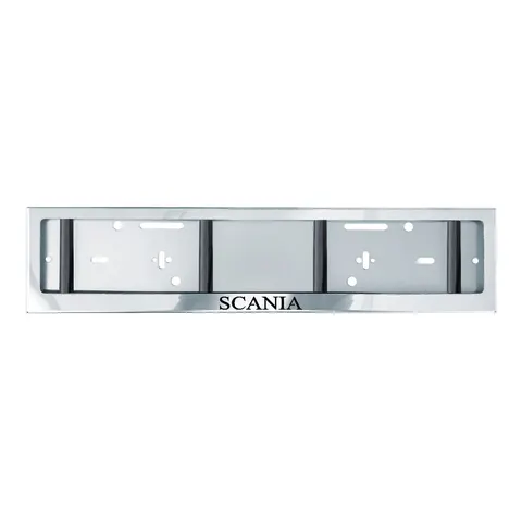Рамка номерного знака SCANIA (нерж. сталь)