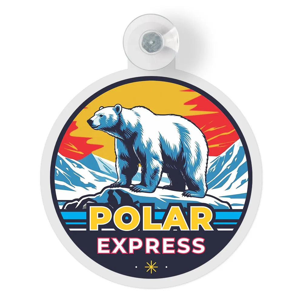 Вымпел-бейдж на присоске (Ø125мм) POLAR EXPRESS-2 — фото 1