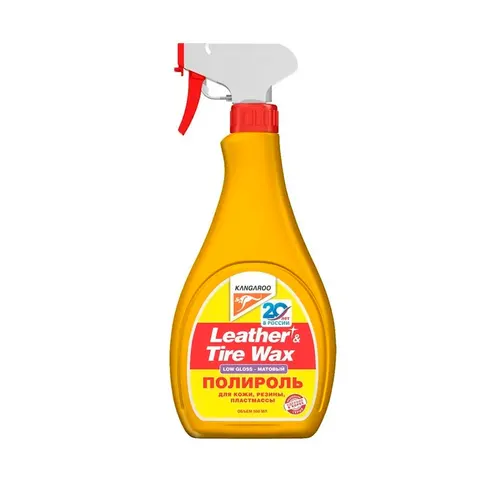 Полироль матовый (кож.рез.пласт.) Leather & Tire Wax Low Gloss 500мл