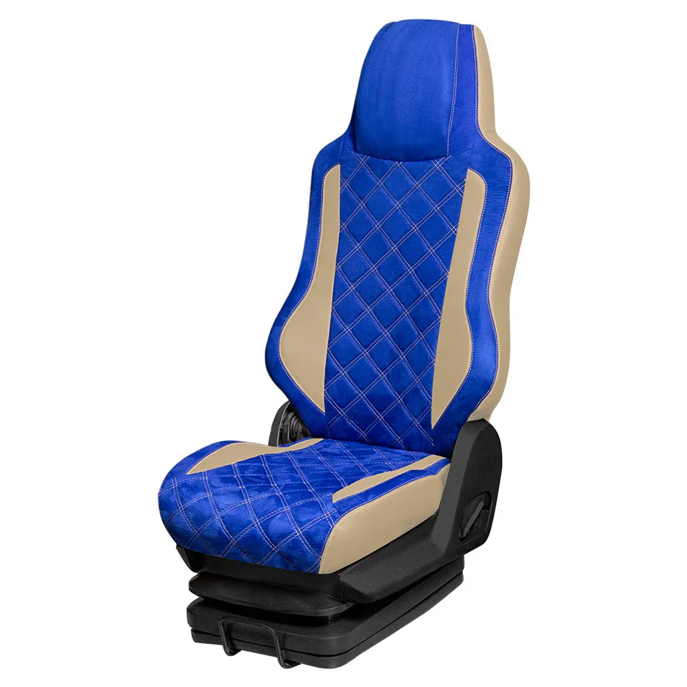 107 Чехлы Люкс SCANIA 6 seria R/G/P/S от 2018 (1 ремень) 1 выс. 1 низ. — фото 1