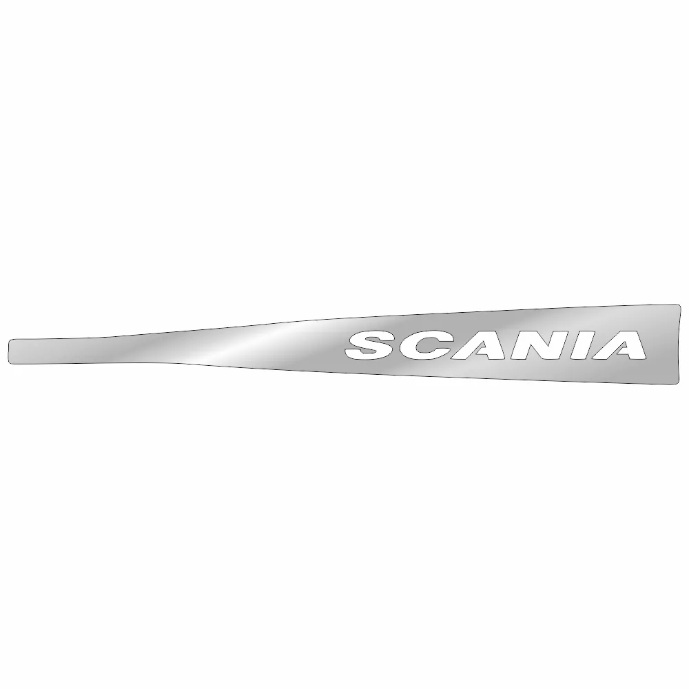 Накладки из нержавеющей стали на поводки дворников SCANIA NKN-19 — фото 1