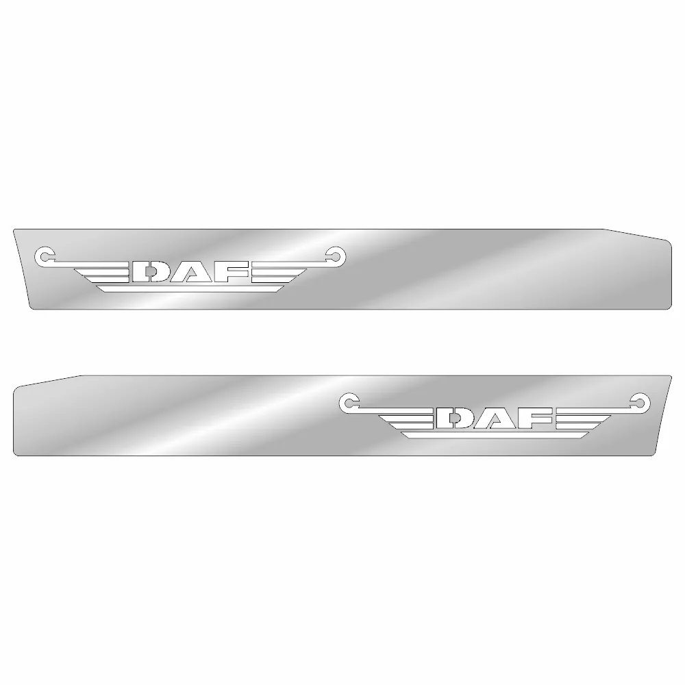 Накладки из нержавеющей стали на двери DAF 105 (от 2012г.в.) NKN-23 — фото 1