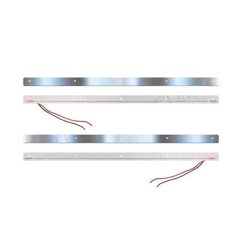 Планки крепления брызговиков с LED-подсветкой 610х25мм (к-т 2шт) VT-79.0.0