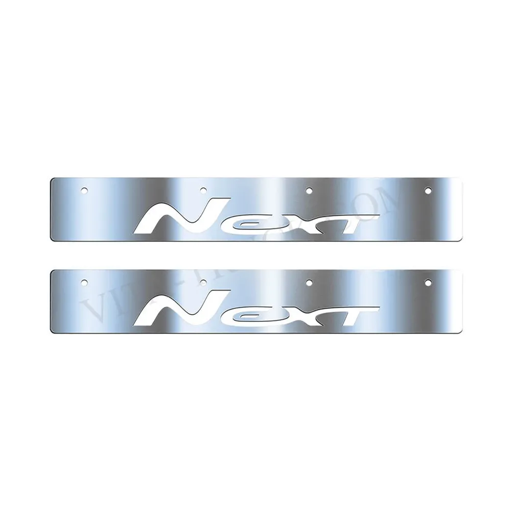 Планки крепления брызговиков 400х60мм (комп.2шт) нерж. сталь с надписью "NехT" VT-68.0.2 — фото 1