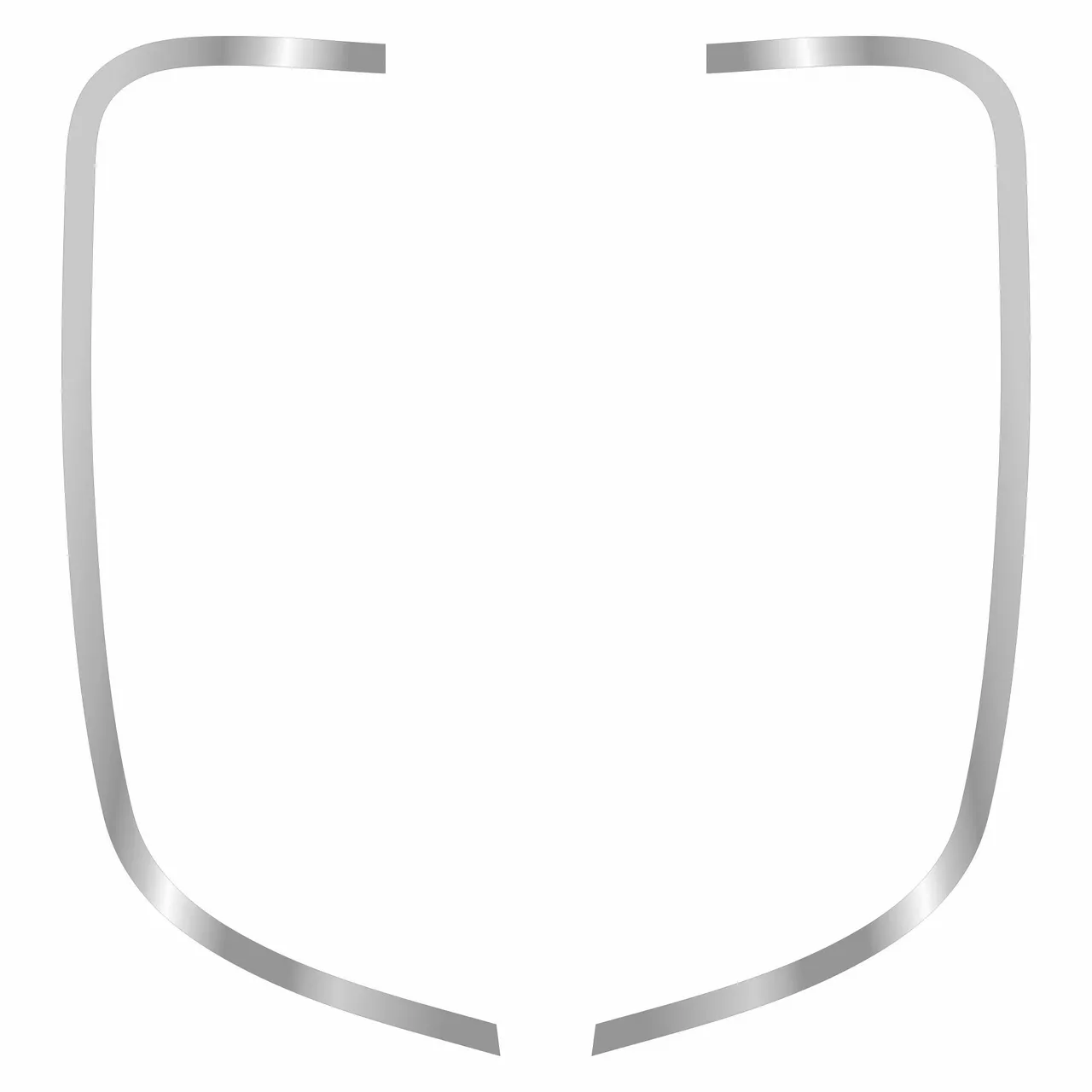 Накладки из нержавеющей стали на обтекатели DAF 106 NKN-133 — фото 1
