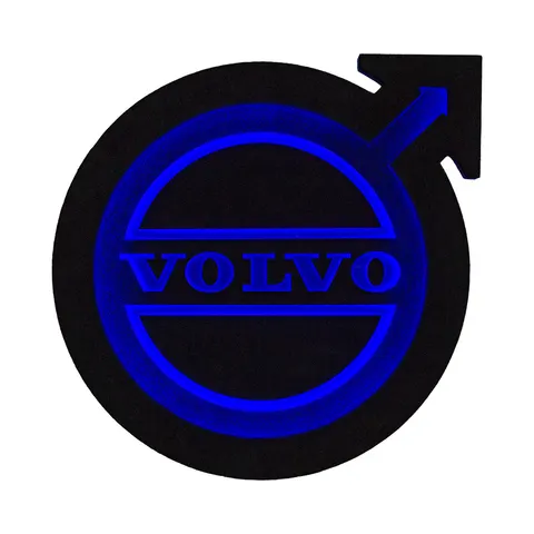 Панель на спальник Ø400мм VOLVO (замша) круг+стрелка (24v)
