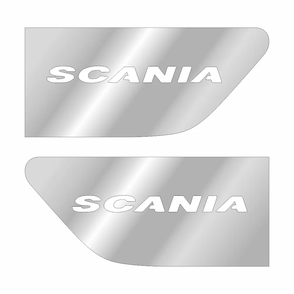 Накладки из нержавеющей стали на колесные арки SCANIA NKN-15 — фото 1