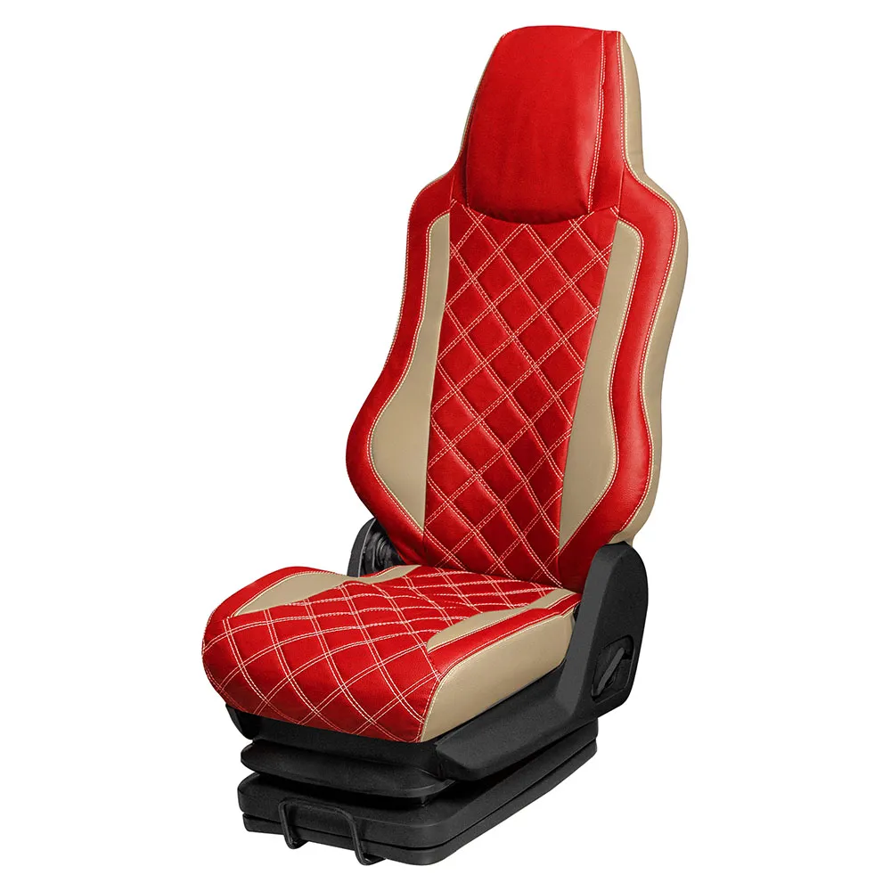 104 Чехлы Люкс MAN TGX\TGA XXL от 2018 (2 ремня) 2 выс.сид — фото 1