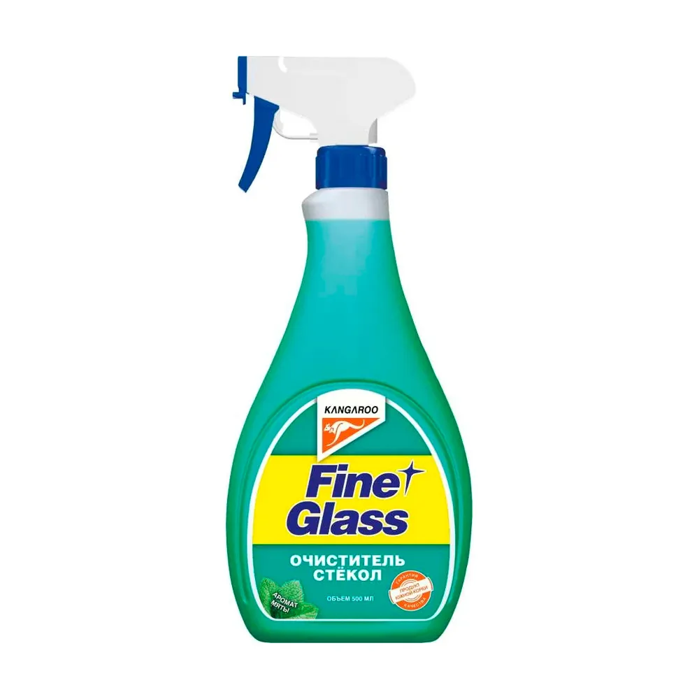 Очиститель для стекол Fine glass (мята) 500 мл KANGAROO — фото 1