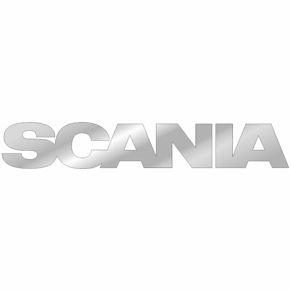 Накладка-надпись из нержавеющей стали на SCANIA 5 серии (2008г.в.) NKN-131 — фото 1