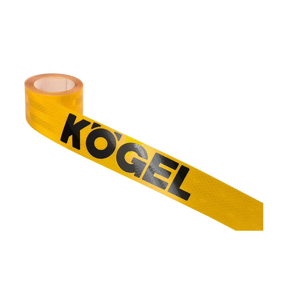 Лента светоотражающая KOGEL (желтые соты, 65мх5см) 6887 — фото 1