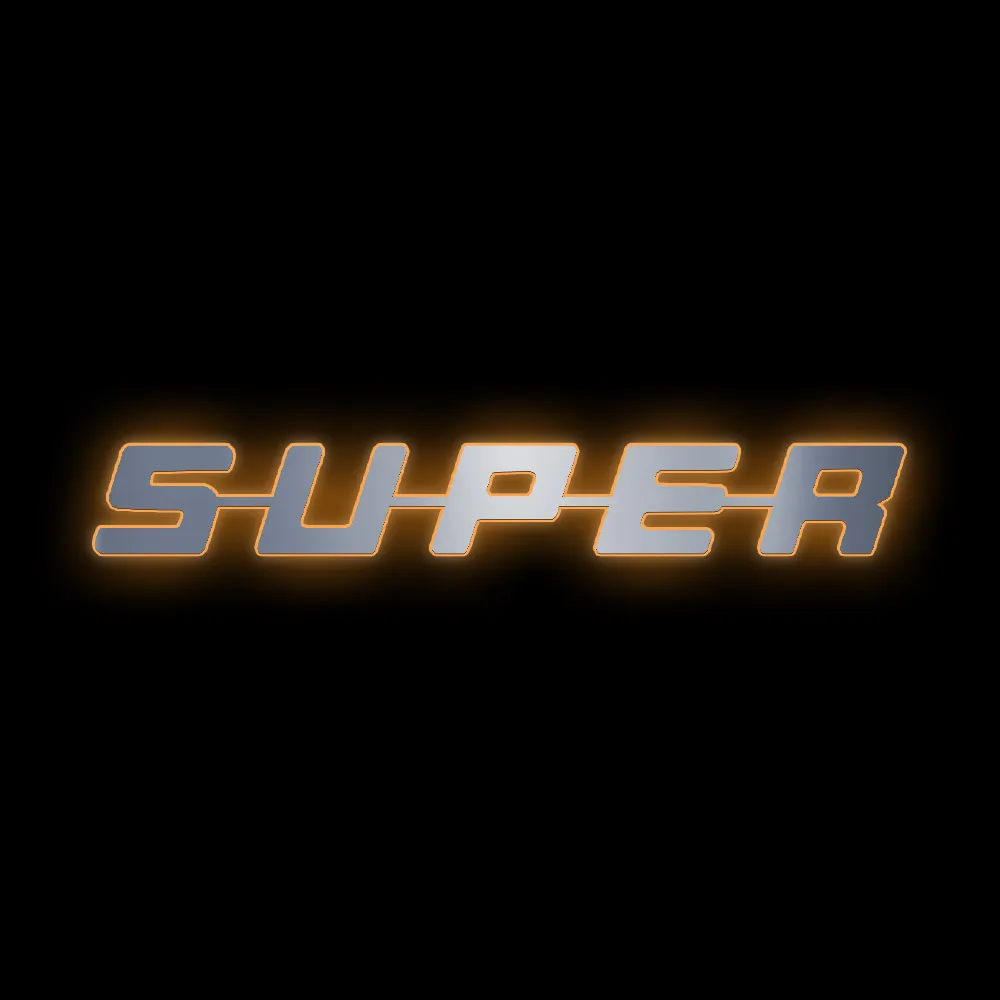 Светодиодная надпись "SUPER" для грузовиков SCANIA (450х65мм) — фото 1