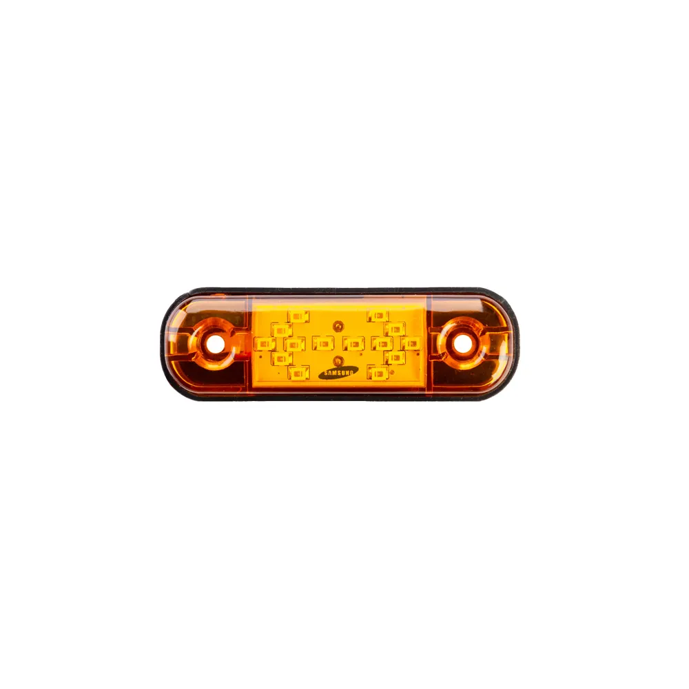 Фонарь габаритный контурный желтый "Стрелка" (14LED, 12/24V) 160-00 — фото 1
