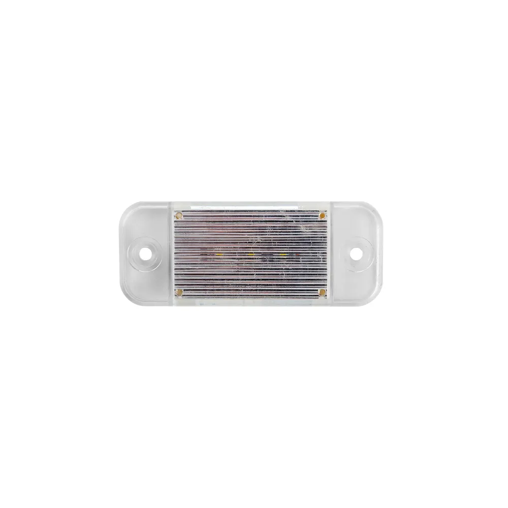 Фонарь габаритный светодиодный LED (широкий, 12/24V, белый) — фото 1