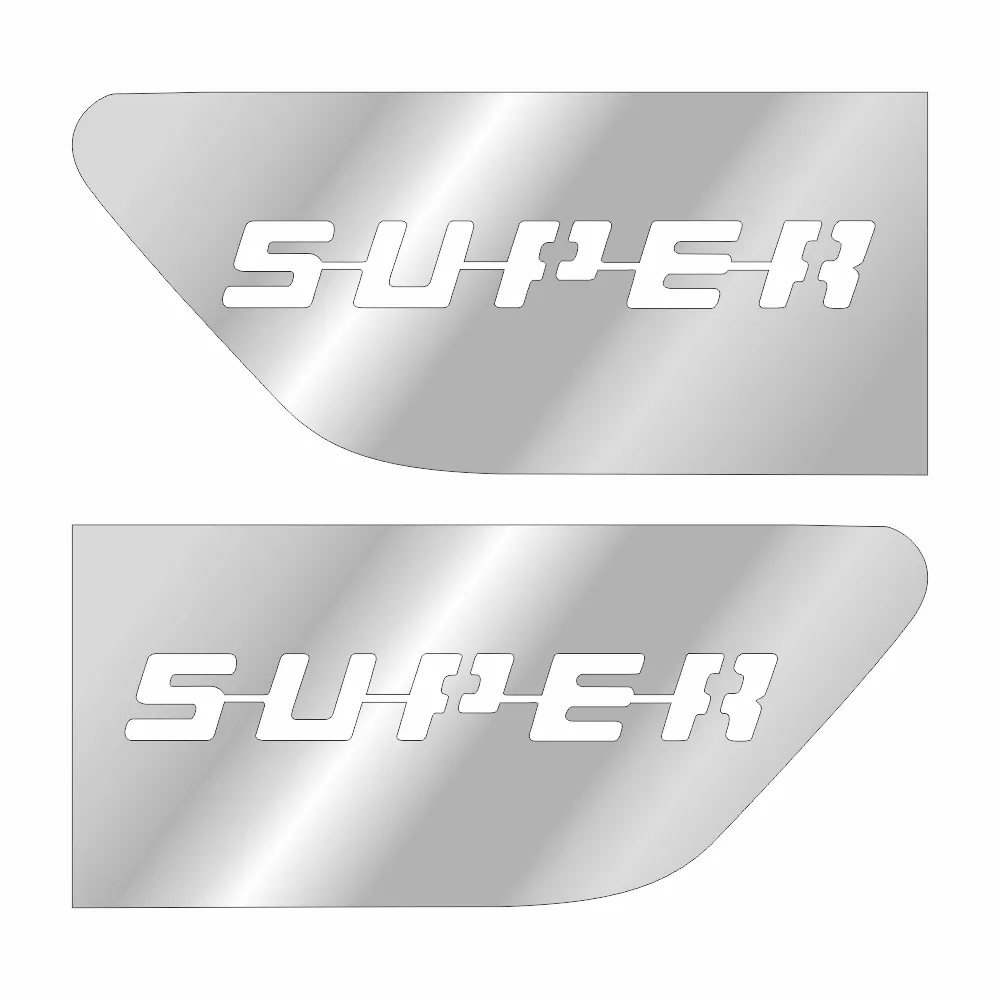 Накладки из нержавеющей стали "SUPER" на колесные арки NKN-16 — фото 1