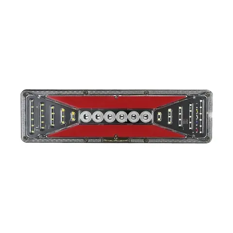 Фонарь задний универсальный №7 (бегущий поворот) L=46см, 12-24V (комп. 2шт)