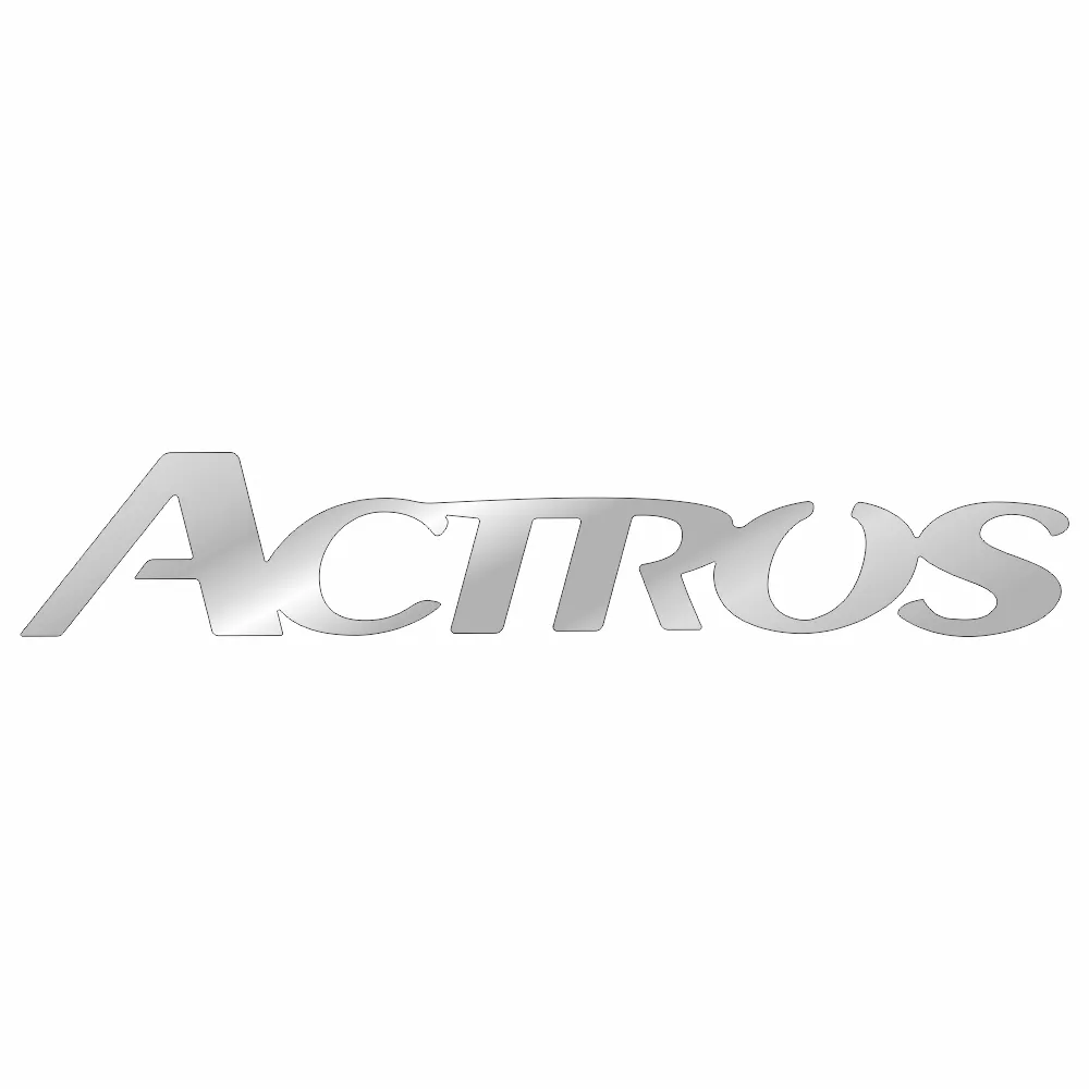 Накладка-надпись "ACTROS" на капот из нержавеющей стали NKN-101 — фото 1